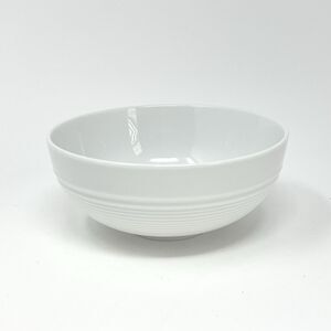 Crate & Barrel White Entree-Halo 5" Fruit Dessert Rice Bowl Rene Ozorio